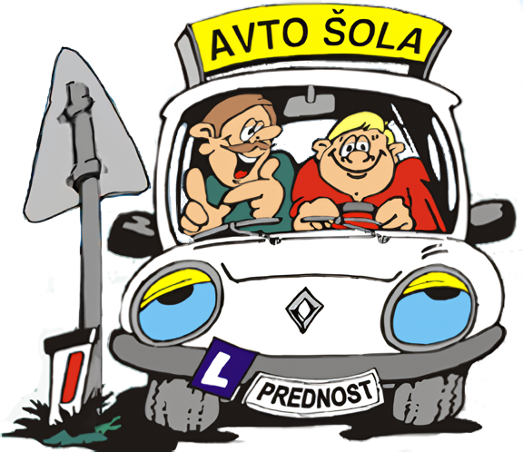 Šola vožnje Prednost